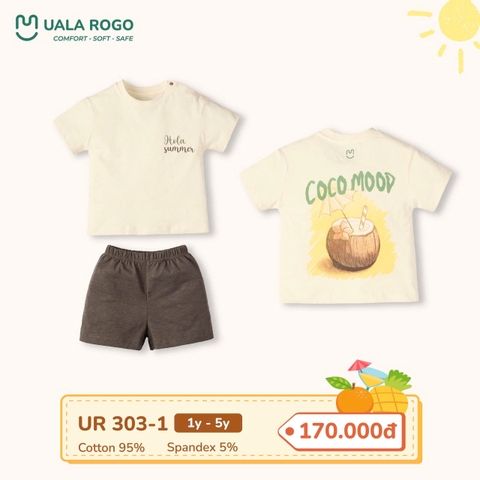 Bộ cộc tay cho bé UR303