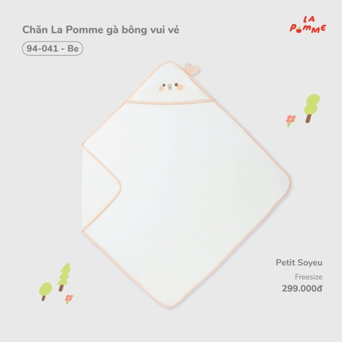 Chăn La Pomme gà bông vui vẻ 94041