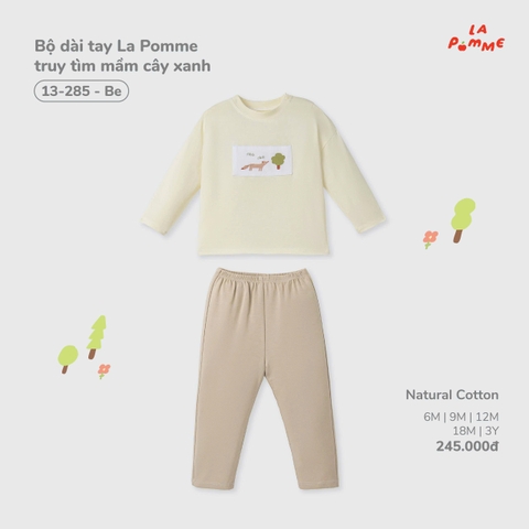 Bộ dài tay La Pomme truy tìm mầm cây xanh 13285