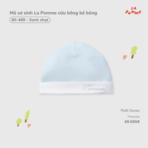 Mũ sơ sinh La Pomme cừu bông bé bỏng 80489