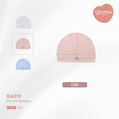 Mũ Tròn Bamboo Bubaby BA019