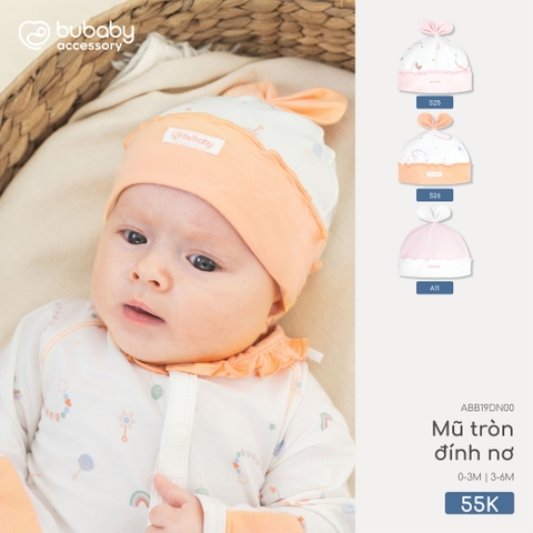 Mũ tròn đính nơ ABB19DN00