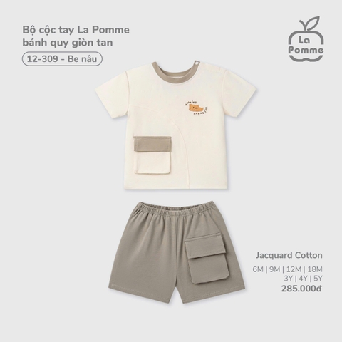Bộ cộc tay La Pomme bánh quy giòn tan