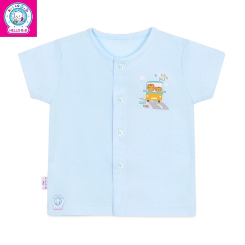 Áo cài giữa màu tay ngắn AL0004