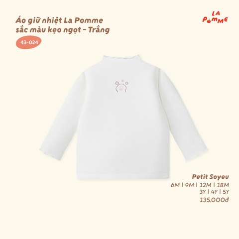 Áo giữ nhiệt La Pomme sắc màu kẹo ngọt