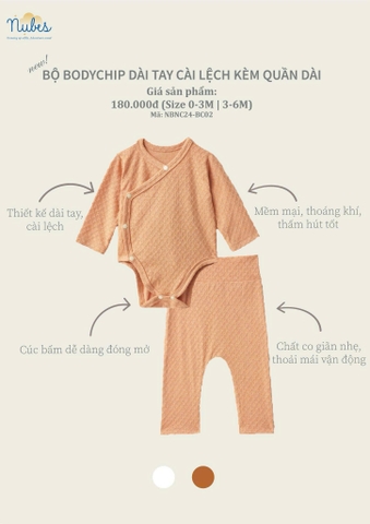 Bodychip Cài Lệch Kèm Quần Dài
