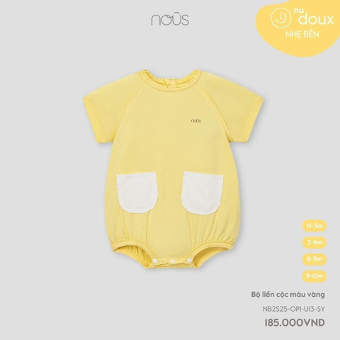 Bộ liền cộc màu vàng