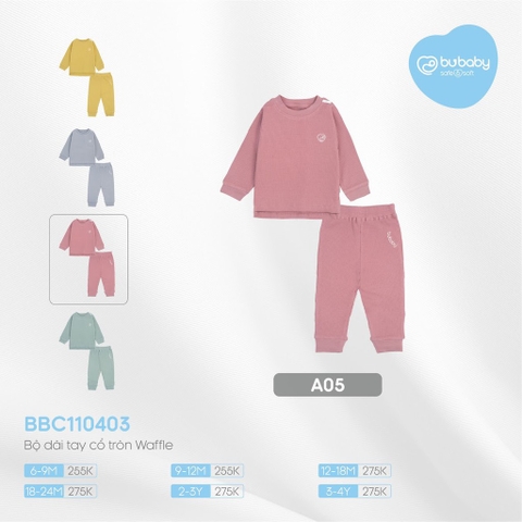 Bộ Dài Cổ Tròn Bubaby BBC110403
