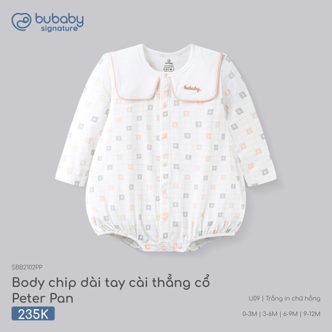 Body chip dài tay cài thẳng cổ Peter Pan Bubaby SBB2102PP