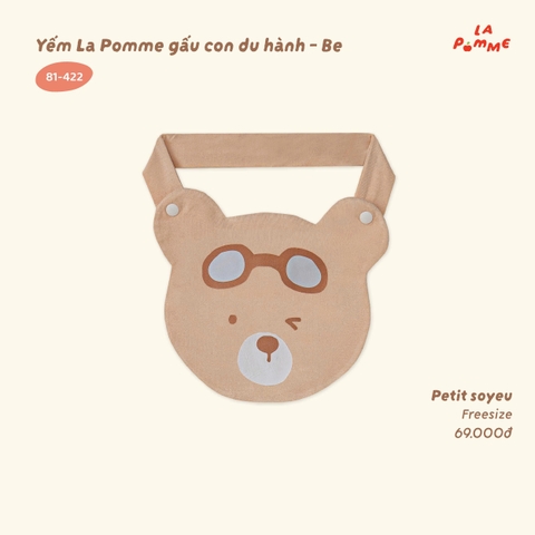 Yếm La Pomme gấu con du hành
