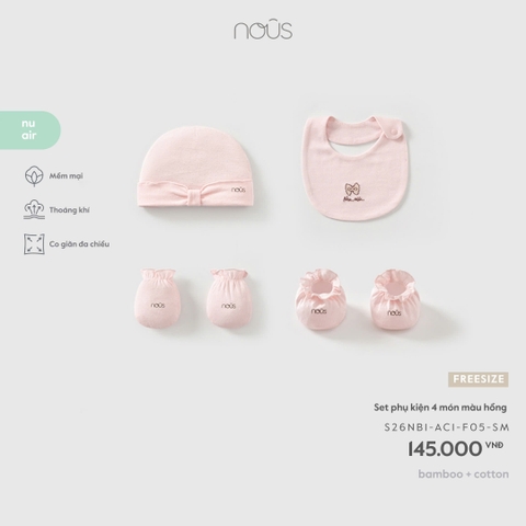 Set phụ kiện 4 món màu