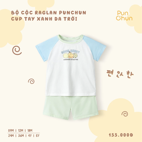 Bộ cộc raglan Punchun Cup K2BS1526