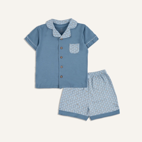 Bộ ngắn tay Pyjamas Iconic 1 BBB130211 (Hàng chương trình bão lũ không hộp)