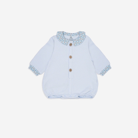 Body dài tay cài giữa cổ Peter Pan BBS2102PP