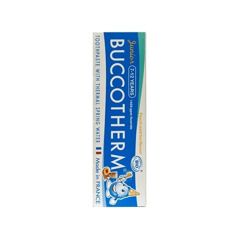 Kem đánh răng hữu cơ trẻ em vị dâu Buccotherm 50ml (Trẻ em 2-6 tuổi)