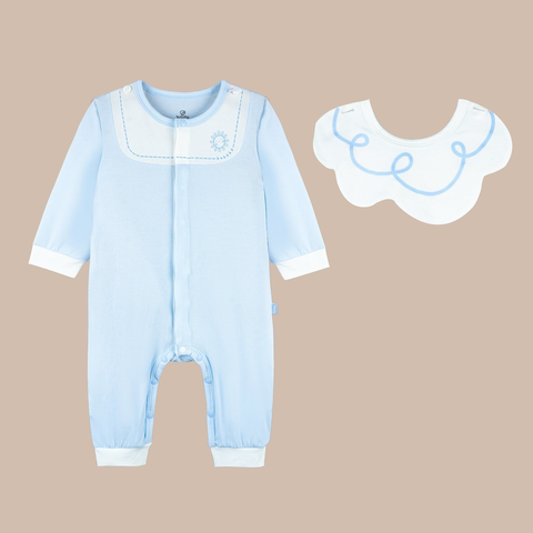 Body dài tay cài giữa Little Sunshine IVS2102LS