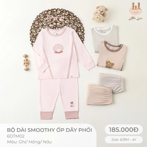 Bộ dài smoothy ốp dây phối màu 6DTM02