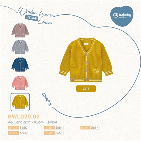 Áo Cardigan Bubaby BWL020.02