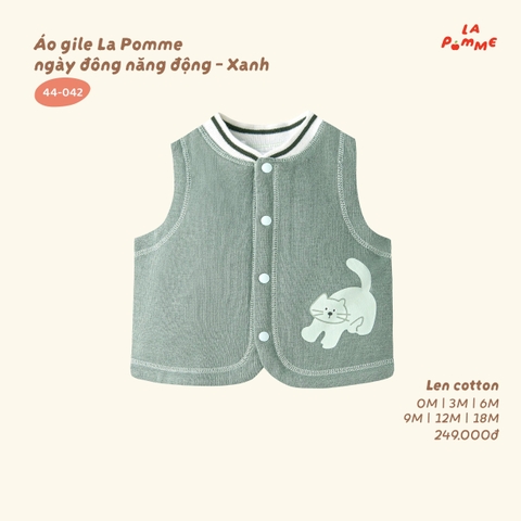 Áo gile La Pomme ngày đông năng động
