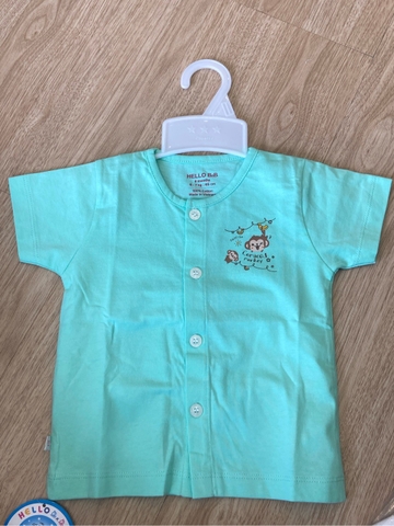 Áo cài giữa màu tay ngắn AL0004