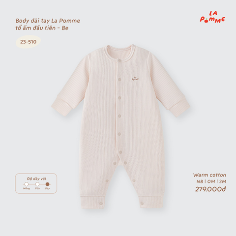 Body dài tay La Pomme tổ ấm đầu tiên