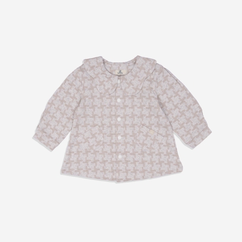 Áo khoác 2 lớp cài giữa cổ sen Bubaby BCT3902CS