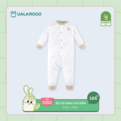 Bộ dài cài thang bamboo Uala họa tiết in vai UR2152