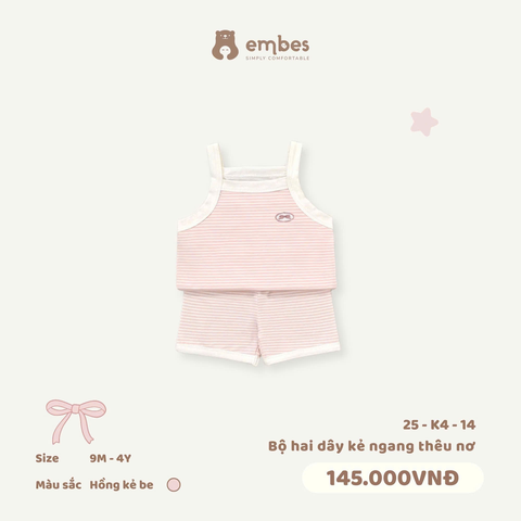 Bộ hai dây kẻ ngang theo nơ 25-K4-14