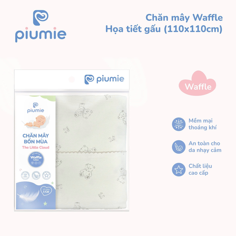 Chăn mây waffle cotton