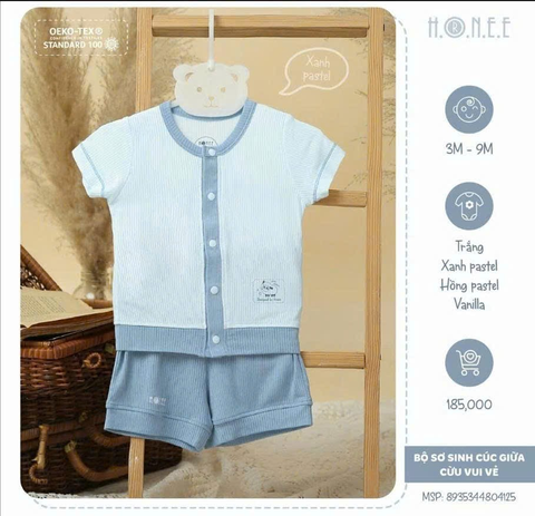 Bộ sơ sinh cài giữa cừu vui vẻ - 804125