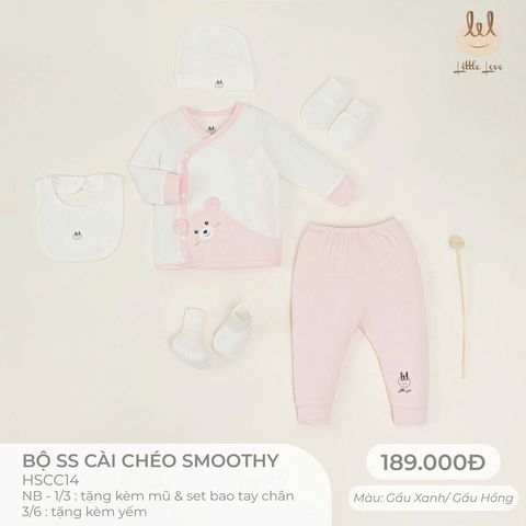 Bộ ss cài chéo smoothy HSCC14