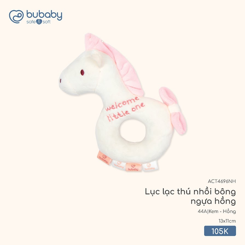 Lục lạc thú nhồi bông ngựa hồng ACT4696NH