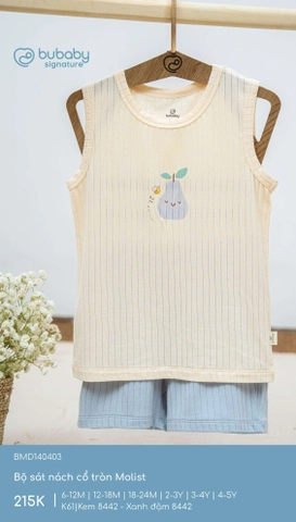 Bộ Sát Nách Cổ Tròn Molist Bubaby BMD140403