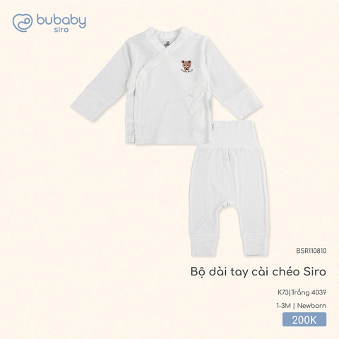 Bộ dài tay cài chéo Siro BSR110810