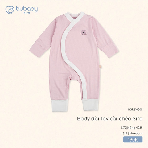Body dài tay cài chéo Siro BSR210809