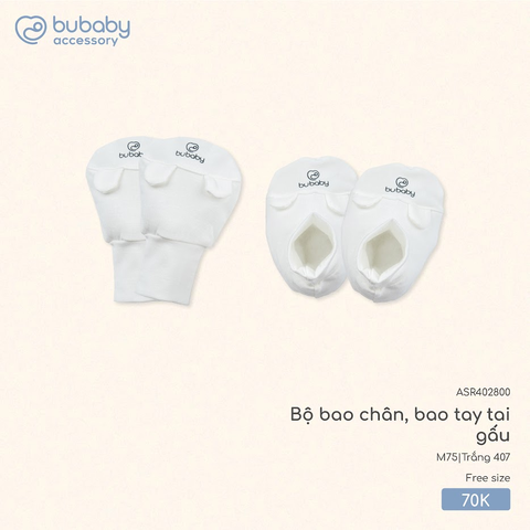 Bộ bao chân, bao tay tai gấu ASR402800