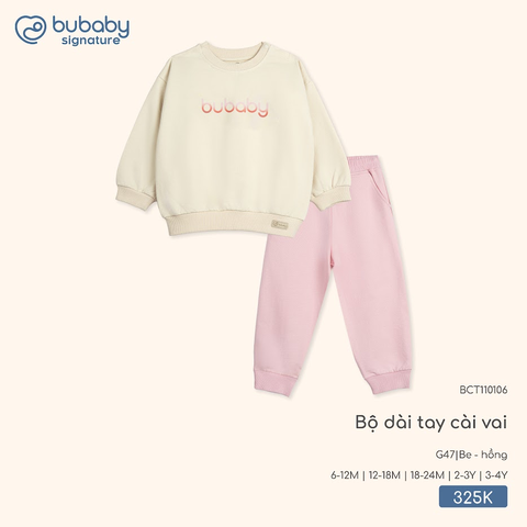 Bộ dài tay cài vai BCT110106