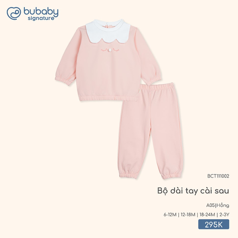 Bộ dài tay cài sau BCT111002