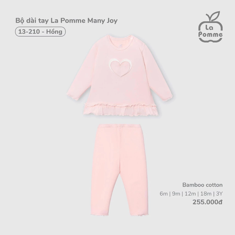 Bộ dài tay La Pomme Many Joy 13210