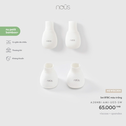 Set BTBC màu trắng
