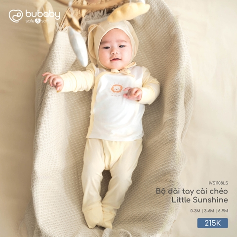 Bộ dài tay cài chéo Little Sunshine IVS1108LS