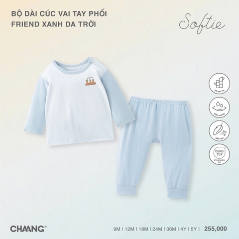 Bộ dài cúc vai tay phối Friend K2BS0426BU