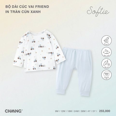 Bộ dài cúc vai Friend in tràn cún K2BS0426OP