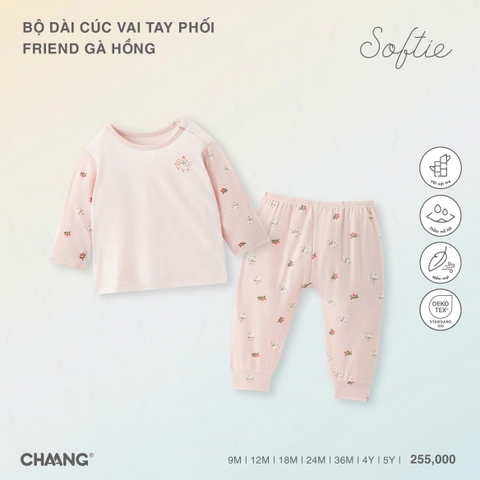 Bộ dài cúc vai tay phối Friend K2GS0426OP