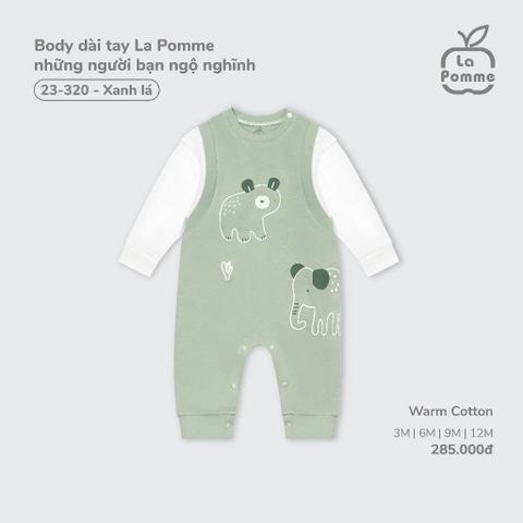 Body dài tay La Pomme những người bạn ngộ nghĩnh