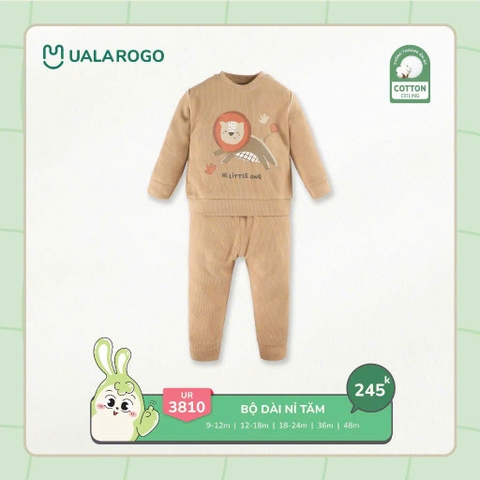 Bộ Dài Tay Nỉ Tăm Cho Bé UR3810