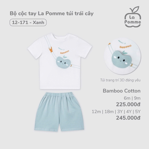 Bộ cộc tay La Pomme túi trái cây 12171