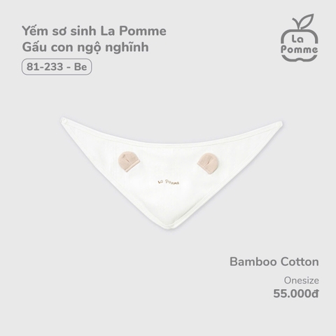Yếm Sơ Sinh La Pomme Gấu Con Ngộ Nghĩnh 81233