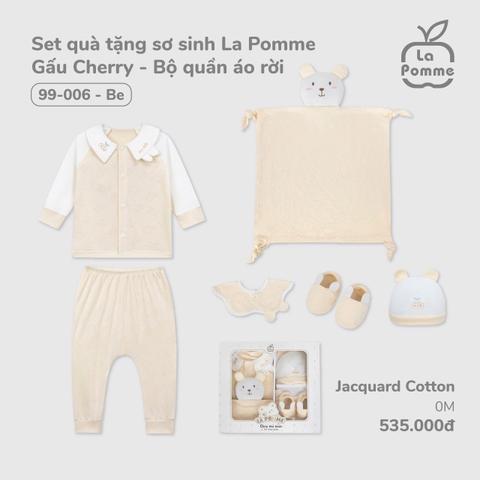 Set Quà Tặng Sơ Sinh La Pomme Gấu Cherry 99006
