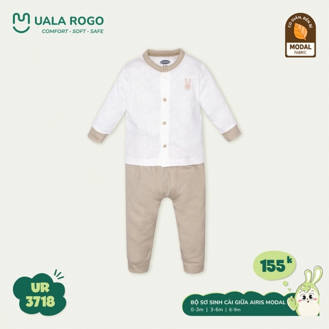 Bộ sơ sinh cài giữa AIRIS MODAL UR3718